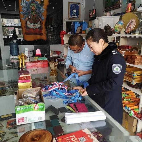 阿巴嘎旗宗教事务局深入文化经营场所开展联合执法检查